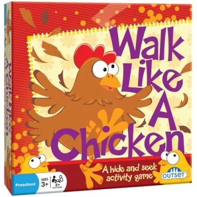 Image of Cheatwell Games Walk Like A Chicken No Reading Required, Hide &amp; Seek Role Playing Activity Game, Preschool Kids, Children&#039;s Social Physical Developmental Ages 3+, 2+ Players