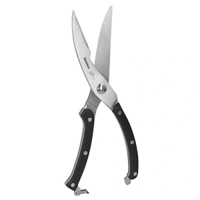 Image of Metaltex Professional Poultry Scissors, Silver,Small