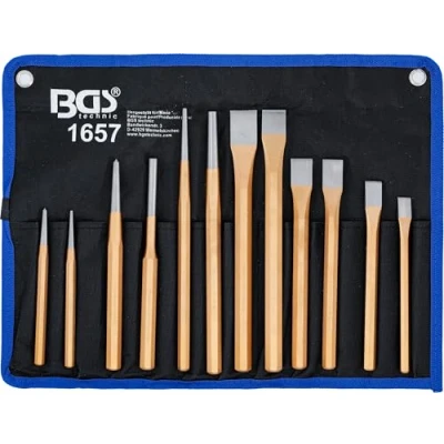 Image of BGS 1657 Pin Punch / Chisel Centre Set 12 pcs.