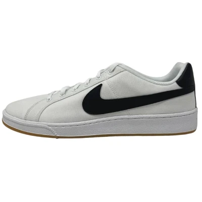 Image of NIKE Court Royale Canvas Mens Running Trainers AA2156 Sneakers Shoes (UK 6 US 7 EU 40, White Black 103)