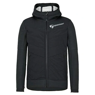 Image of Ziener Janok Men&#039;s Insulation hybrid Jacket Padded Warm functional, mens, jacket, padded, warm, 207258, Black, 46 (EU)