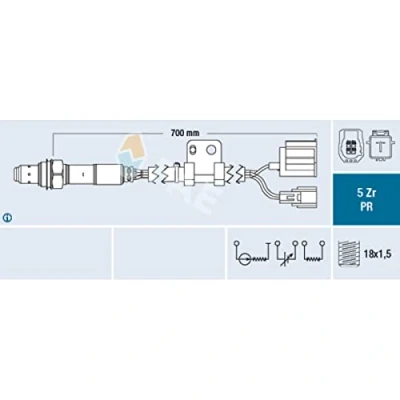 Image of LFH1188G1D Lambda sensor FAE 75088 MAZDA: 6 Estate