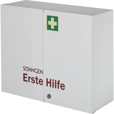 Image of Söhngen London 0502005 First Aid Cabinet (Without Contents, with Security Lock, 2 Door, Sheet Steel)