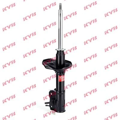 Image of 65611, 65612, MR316581, MR316582 Shock absorber KYB Excel G 333280 Front Axle Right Gas Pressure Twin Tube Suspension Strut Top pin