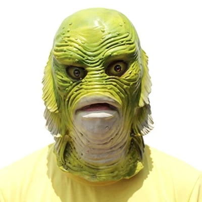 Image of PartyCostume Deluxe Innovative All Saints Costume Meeting Botanical Animalia Head Mask Fish is