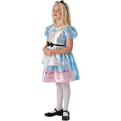 Image of Rubie&#039;s Alice in Wonderland Childrens Fancy Dress Costume Large 128cm Age 7 8