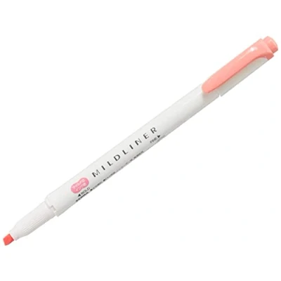 Image of ZEBRA Highlighter MILD LINER [Mild Coral Pink] (Japan Import)