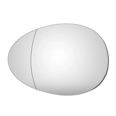 Image of RC Door Wing Mirror Glass for Mini Cooper 2007 2008 2009 2010 2011 2012 2013 models Heated (Left Hand Side UK Passenger Side)