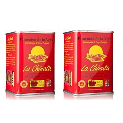 Image of Paprika Powder Smoked Pack 2 tin 160g Sweet La Chinata
