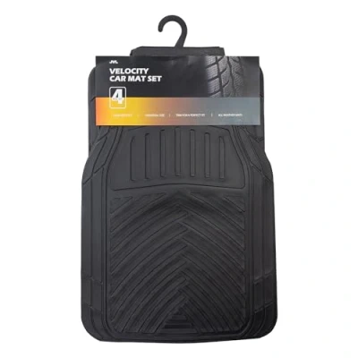 Image of JVL Velocity 4 Piece PVC Trimmable Universal Car Mat Set