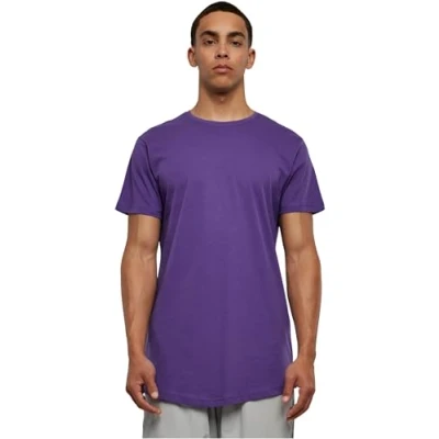 Image of Urban Classics Shaped LONG Basic Tshirt, Men&#039;s, Size: XL, Ultra violet
