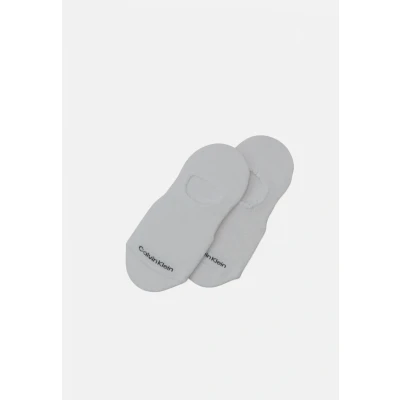 Image of Calvin Klein Underwear Women Footie HIGH CUT OPEN WORK 2 PACK Socks, Women&#039;s, Size: 4 7, White