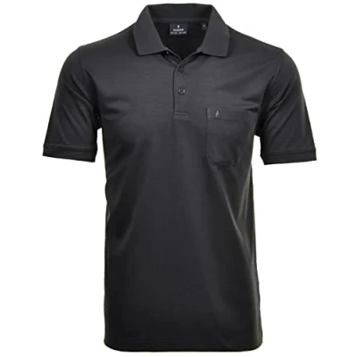 Image of Ragman Polo shirt, Men&#039;s, Size: Large, Anthrazit