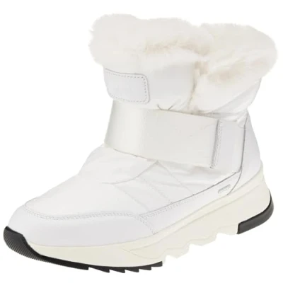 Image of Geox D Falena B ABX Ankle Boot, White, 6 UK