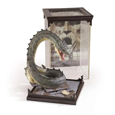 Image of The Noble Collection Magical Creatures Basilisk Hand Painted Creature #3 Officially Licensed 7in (18.5cm) Harry Potter Toys Collectable Figures For Kids &amp; Adults