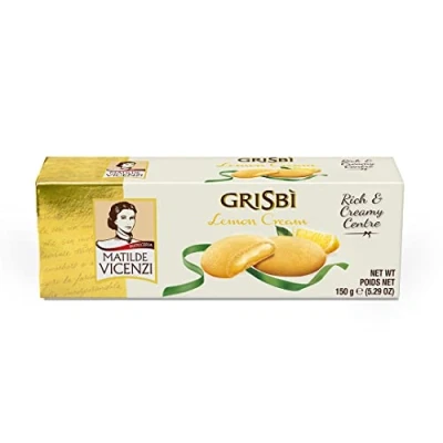Image of Grisbì 6x Vicenzi Grisbi Lemon Biscuits Cookies 150g