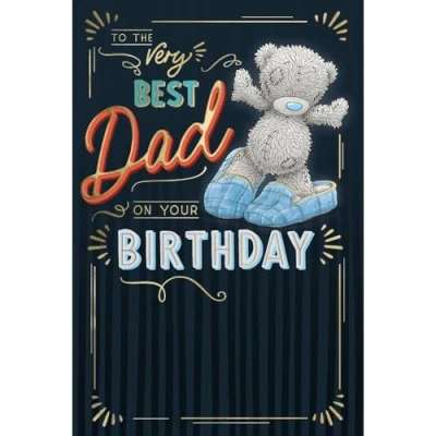 Image of Me To You Tatty Teddy Very Best Dad Birthday Card