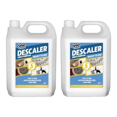 Image of One Chem Appliance Descaler 2 x 5 Litre, Fast Acting, Safe on Stainless Steel, Taint Free