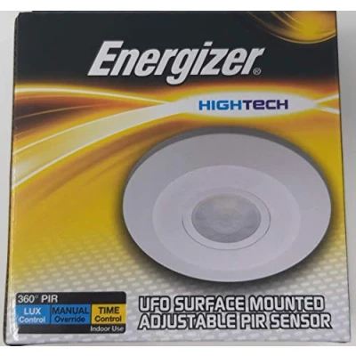 Image of Energizer Surface HighTech Indoor Adjustable PIR Sensor Switch Security Lights 6m Range