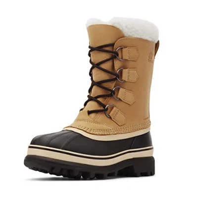 Image of Sorel Caribou Women&#039;s Waterproof Snow Boots, Beige (Buff), 8.5 UK