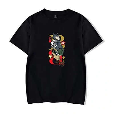 Image of flowereyes BEASTARS T Shirt Anime Harajuku Casual Sweatshirt Tops Legoshi Cosplay Costume Men Women