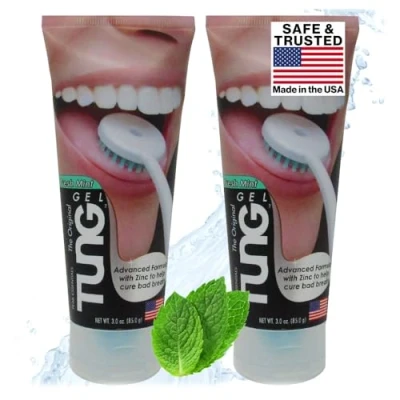 Image of Tung Fresh Mint Gel/Tongue Cleaner Pack of 2