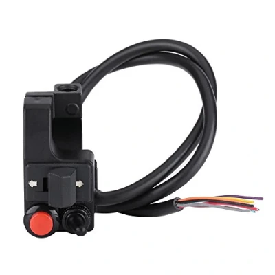 Image of Motorcycle ATV Handlebar Control Button Switch KIt 7/8&quot; Mount Horn Turn Single Push