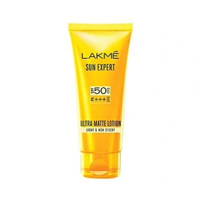Image of Lakme Sun Expert SPF 50 PA+++ Ultra Matte Lotion, 100 ml