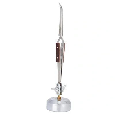 Image of Third Hand Soldering Tweezer Jewelry Self Locking Steel Welding for Model Makers Watchmakers Jewelers(22.00 * 7.00 B)