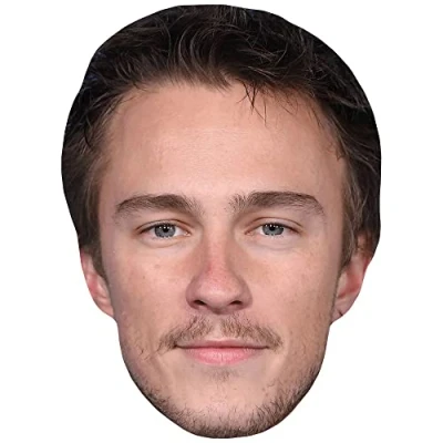 Image of Drew Starkey (Stubble) Celebrity Mask, Flat Card Face, Fancy Dress Mask