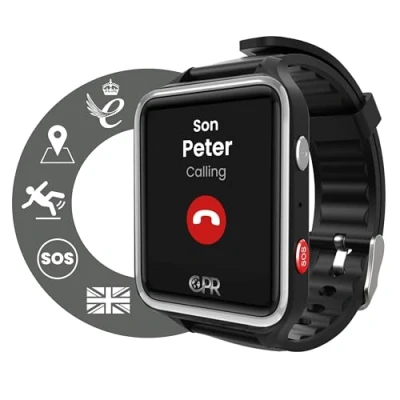 Image of CPR Guardian Personal Alarm for Elderly 24/7 Discreet Watch Seniors SOS Call Button and Two Way Calling