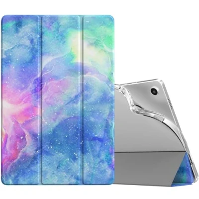 Image of TiMOVO Case for Samsung Galaxy Tab A9+/A9 Plus 11&quot; 2023, Slim Soft TPU Translucent Frosted Back Protective Cover A9+ Tablet SM X210/X216/X218, Auto Wake/Sleep, Dreamy Nebula