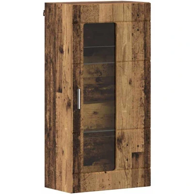 Image of vidaXL Wall mounted Cabinet Old wood 55 x 29 100 cm Engineered