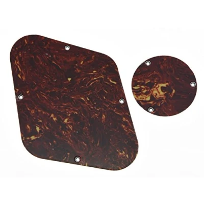 Image of KAISH Vintage Tortoise LP Rear Control Plate Switch Cavity Cover For Epiphone Les Paul