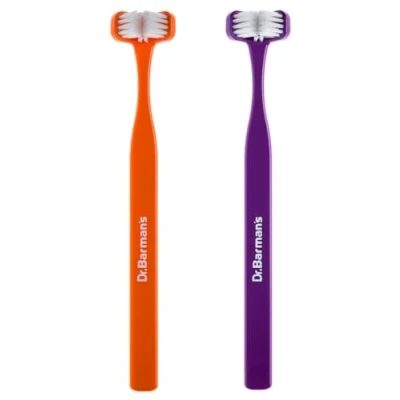 Image of Dr. Barman&#039;s Superbrush Regular Toothbrush for Adults, Pack of 2 (12+ Years)