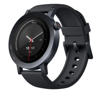 Image of CMF by Nothing Watch 3 Pro Smartwatch with 1.43’ AMOLED Display, 13 days Battery Life, Dual band GPS, Bluetooth Calls AI Noise Reduction, Advanced Heart Rate and Sleep Monitoring Dark Grey