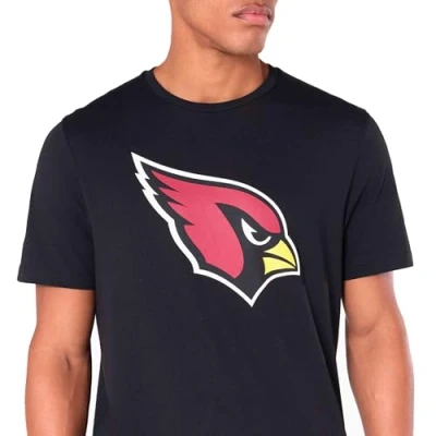 Image of New Era Arizona Cardinals NFL Team Logo Black T Shirt