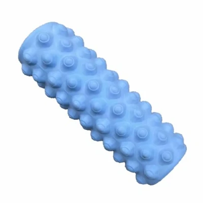 Image of Yoga Massager Foam Roller for Deep Tissue Muscle Massage, Trigger Point Grid Sports Massager, Fitness Gym Physio (Sky Blue)