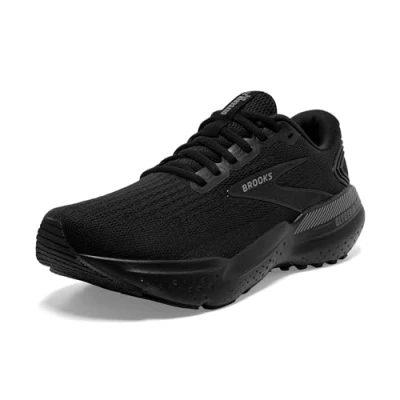 Image of Brooks Men&#039;s Glycerin GTS 21 Supportive Running Shoe, Black/Black/Ebony, 10.5 UK