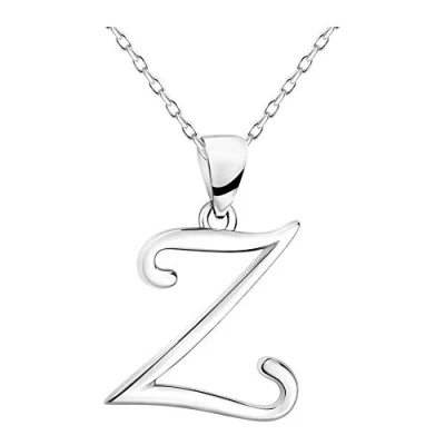 Image of SOFIA MILANI Women&#039;s Necklace 925 Silver Z Letter Pendant 50356