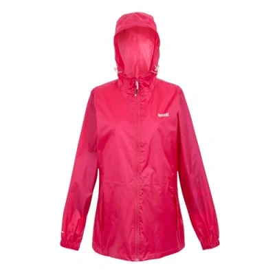 Image of Regatta Women&#039;s Lightweight Pack It Iii Waterproof Jacket Pop, Size: 8