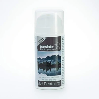 Image of Sensible Pet Supplements &#039;Dental&#039;. Poultry Flavoured enzymatic Toothpaste for Dogs and Cats. Supporting Teeth, Gums Fresh Breath. 100ml Gel.