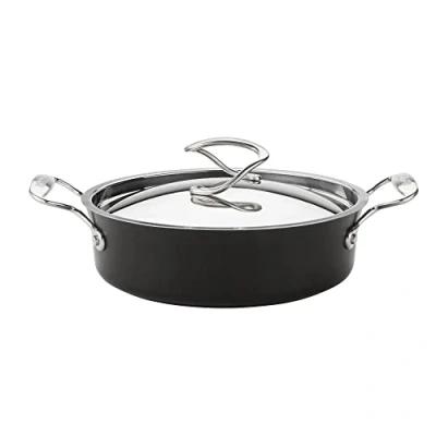 Image of Circulon Style Hard Anodised Sauteuse, 24cm/2.8L