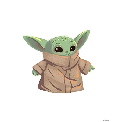 Image of Komar Star Wars Wall Picture Mandalorian The Child Cutie Decoration Poster Art Print Size 40 x 50 cm WB SW 006 40x50