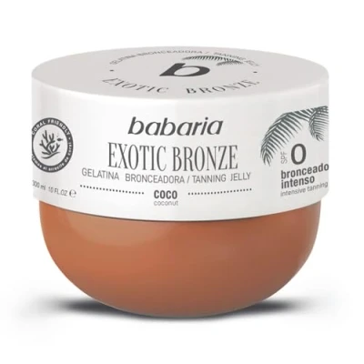 Image of Babaria Coconut Tanning Accelerator Gel SPF0 300ml, BROWN
