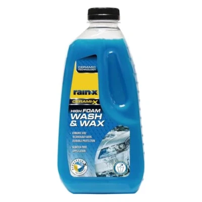 Image of Rain X Ceramic Wash and Wax Shampoo, Coating Car with Hydrophobic Protection 1 L