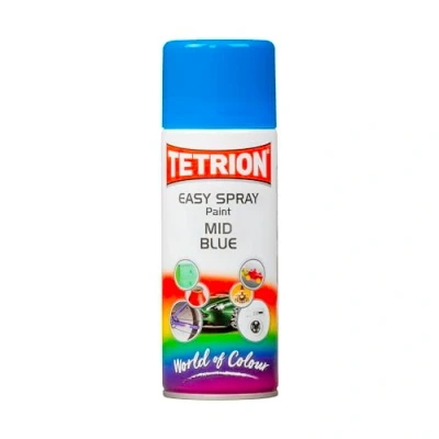 Image of Tetrion Easy Spray Paint, Mid Blue, 400 ml
