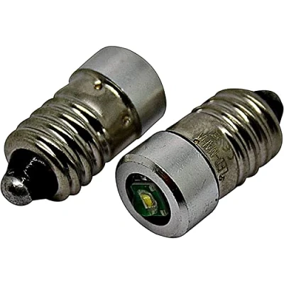 Image of E10 Cree 3W LED 3 6V 3V 4.5 Volt Upgrade Replacement Headlamp Torch Zoom Cool White Mes (2)