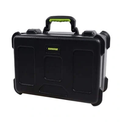 Image of Shure Hardcase with TSA approved latches for (15) microphones, black (SH MICCASE15)
