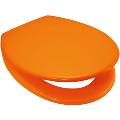 Image of Euroshowers Rainbow Soft Close Toilet Seat (orange)
